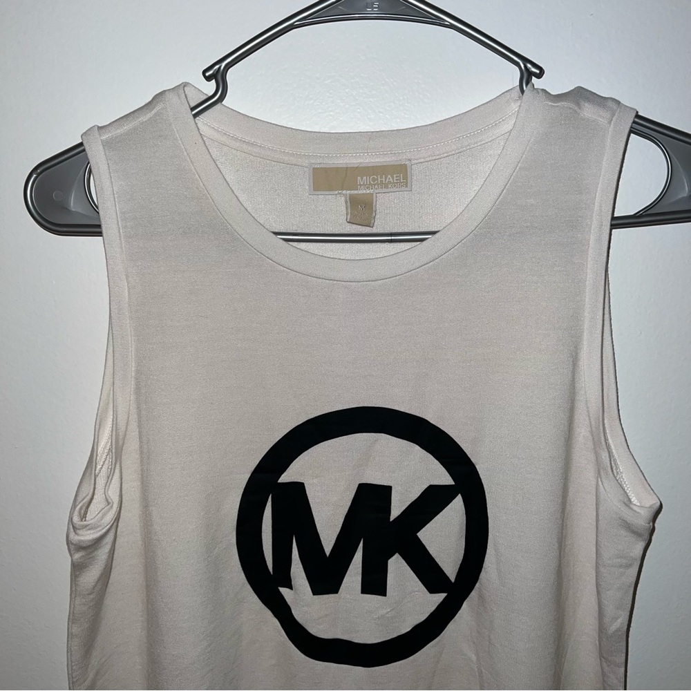 All 🍀4 for 25🍀 Michael Kors | White Tank Top - Picture 3 of 4